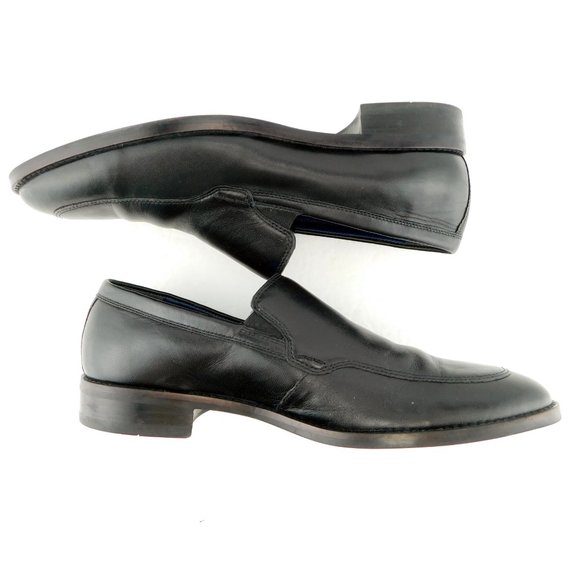 COLE HAAN Black Leather Slip-on Loafers 7.5 - Picture 3 of 6